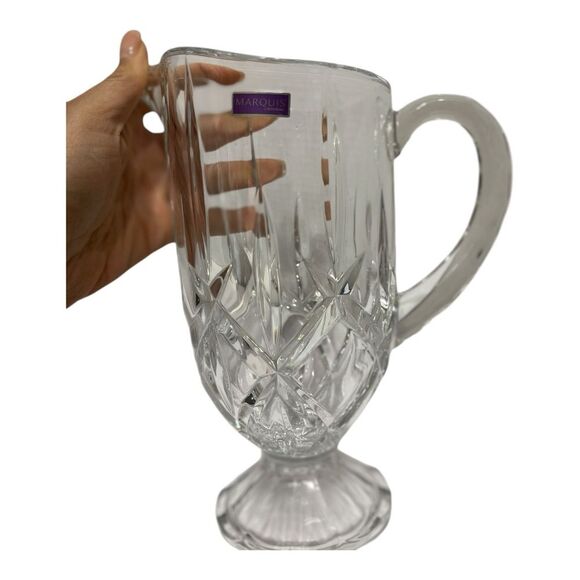Waterford Marquis Florenz Footed Pitcher - Picture 3 of 4